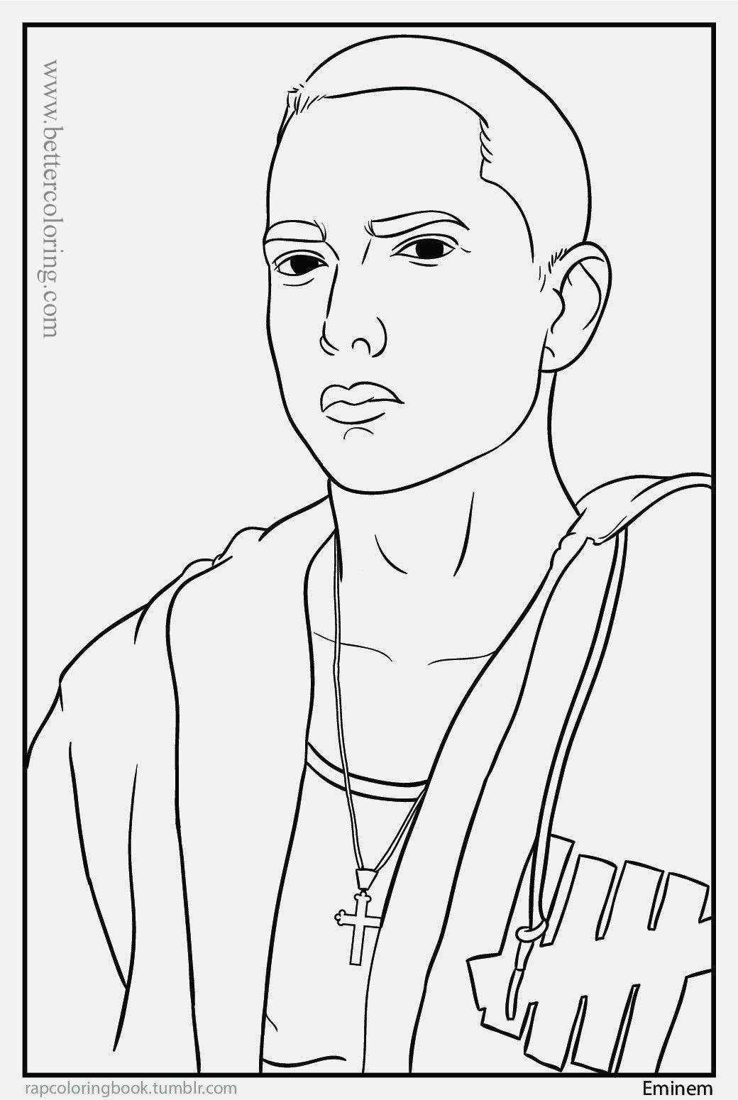 Rapper Coloring Pages
