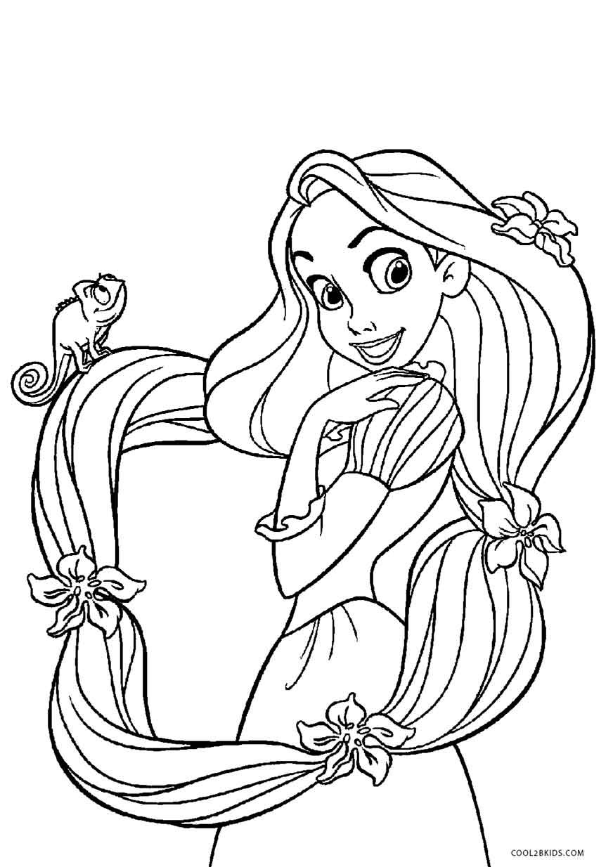 Rapunzel Coloring Pages Tangled The Series Youloveit Coloring Pages 
