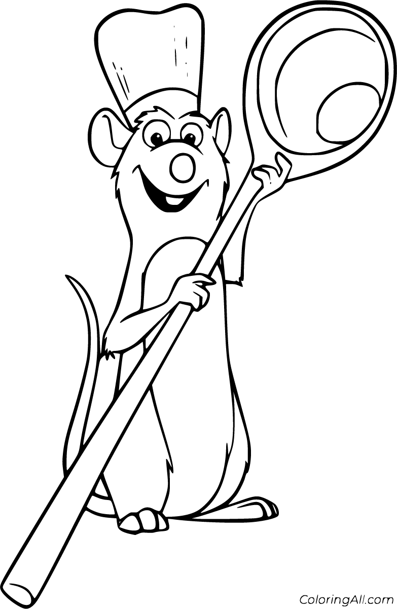 Ratatouille Coloring Pages 40 Free Printables ColoringAll