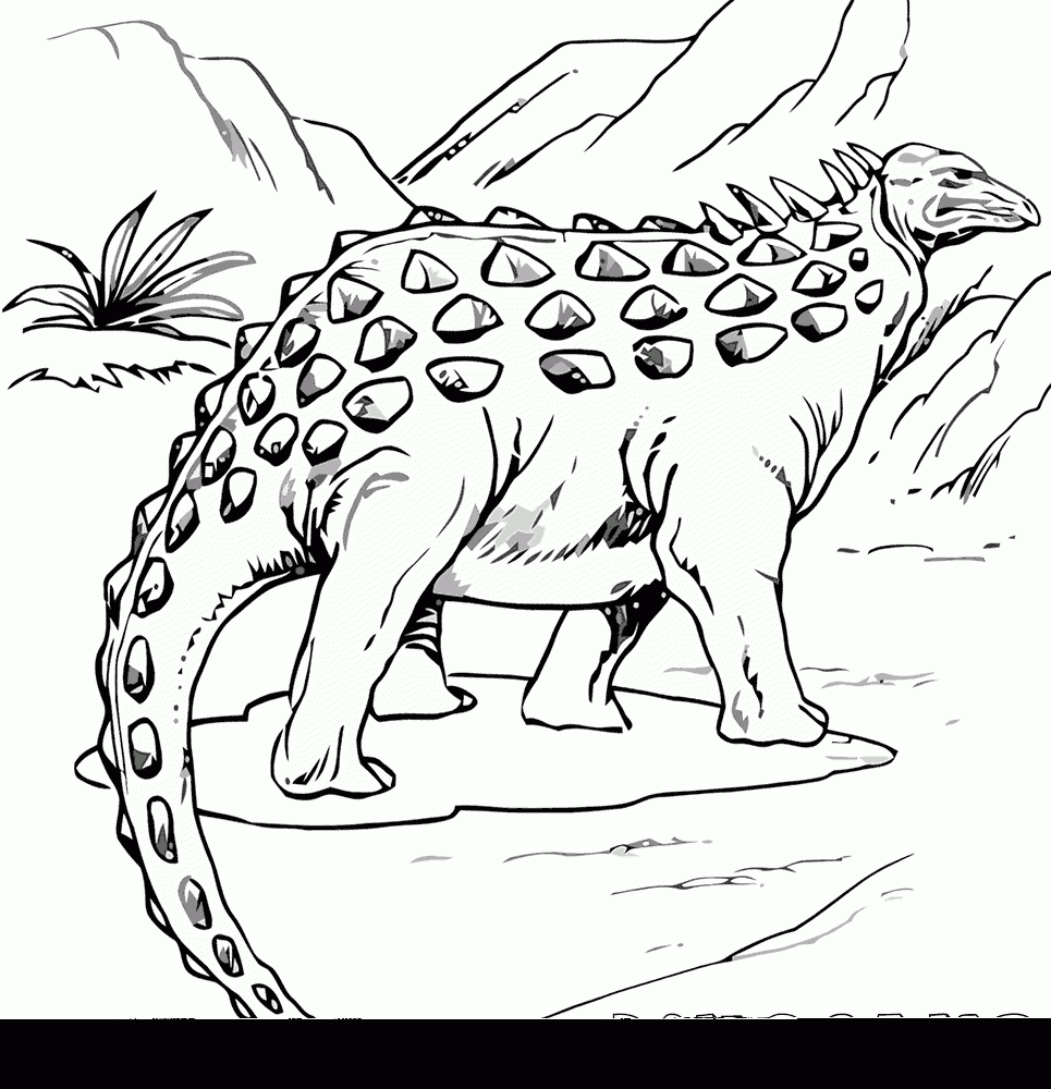 Realistic Dinosaur Coloring Dinosaur Coloring Pages Printable