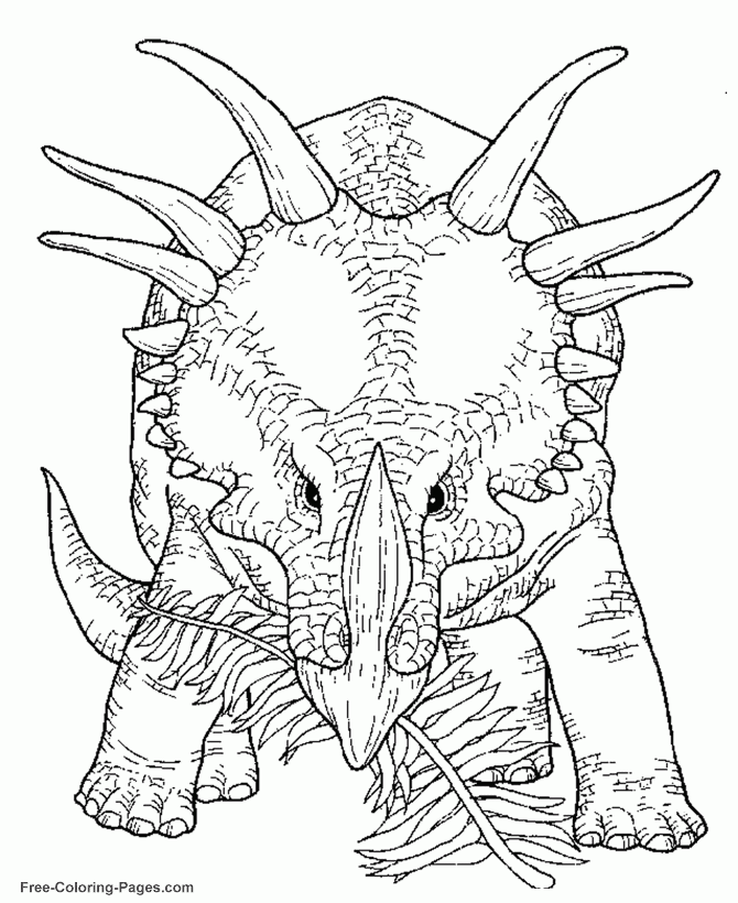 Realistic Dinosaur Coloring Pages Coloring Home