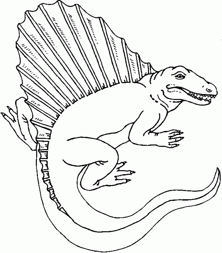 Realistic Dinosaur Coloring Pages Coloring Home