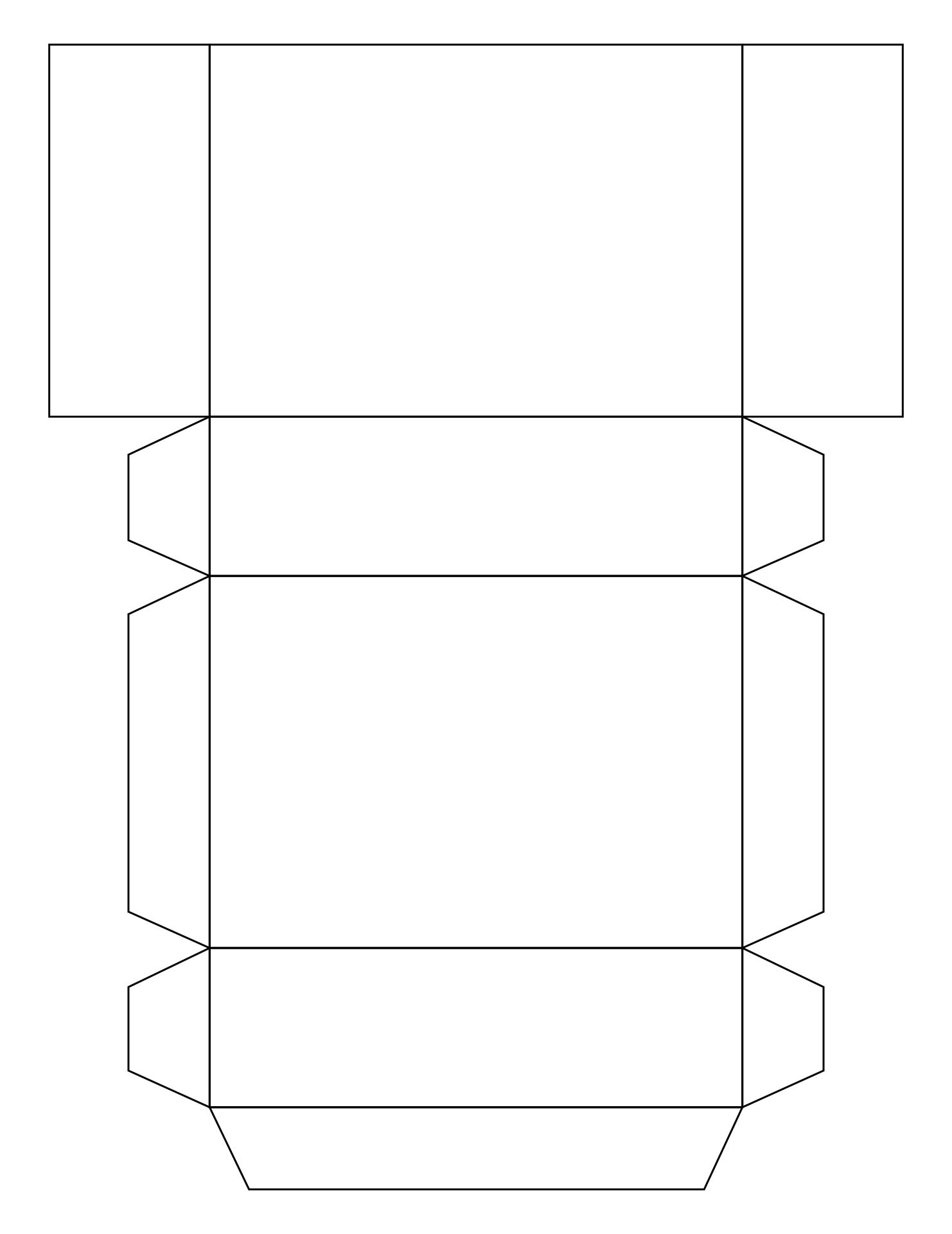 Rectangular Box Template 10 Free PDF Printables Printablee
