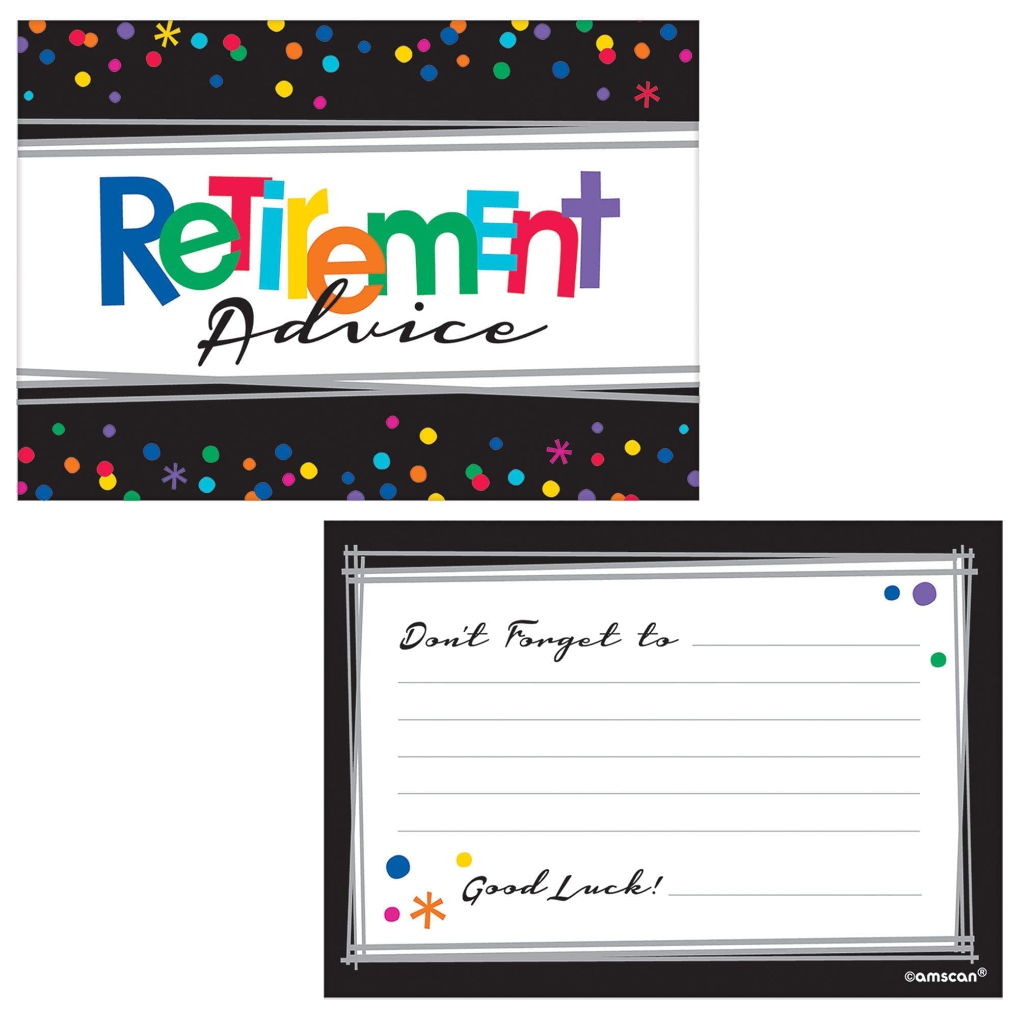 Retirement Advice Cards The Party Place