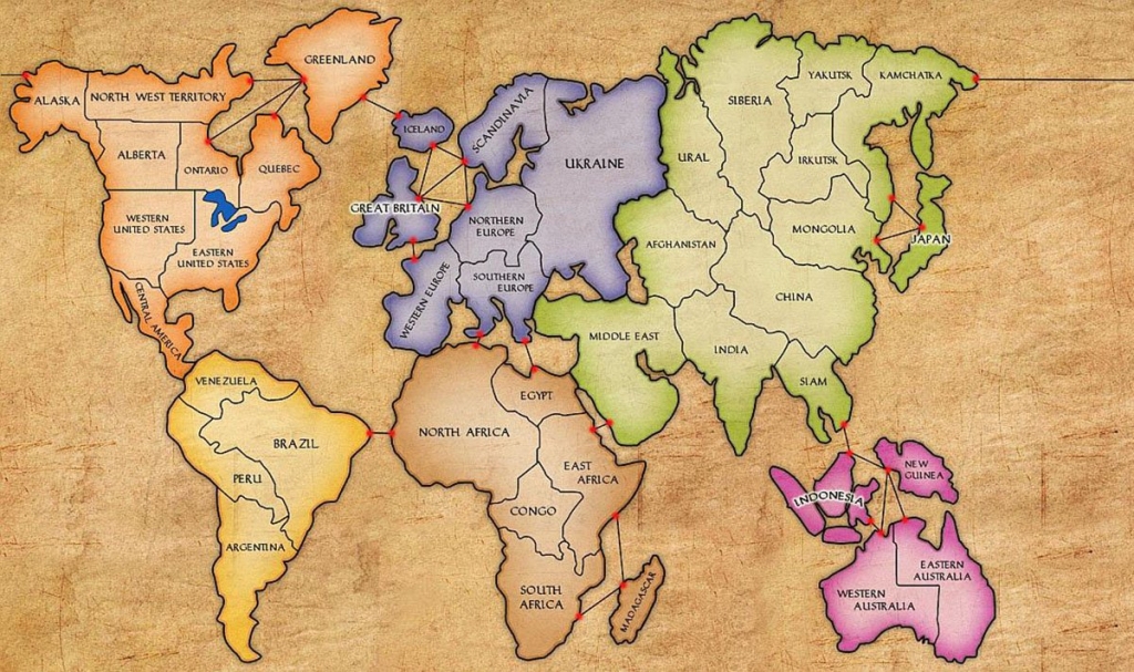 Risk Board Game Printable Map Printable Maps