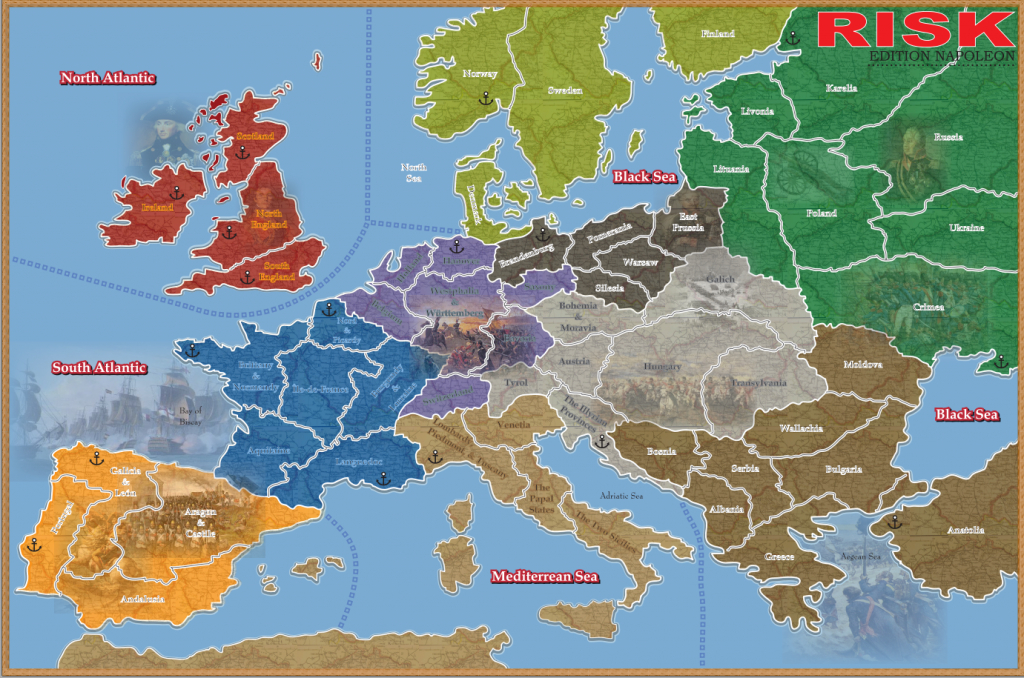 printable risk board game map