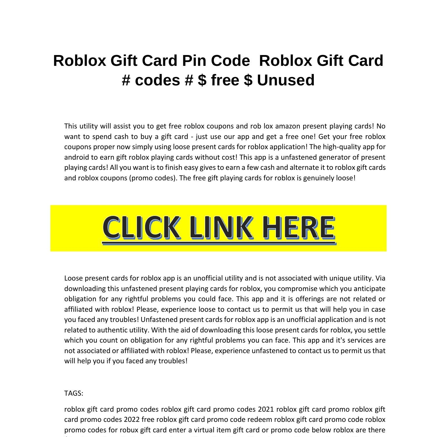 roblox gift card printable pdf