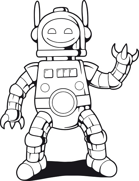 Robot Color Pages Coloring Book 6000 Coloring Pages