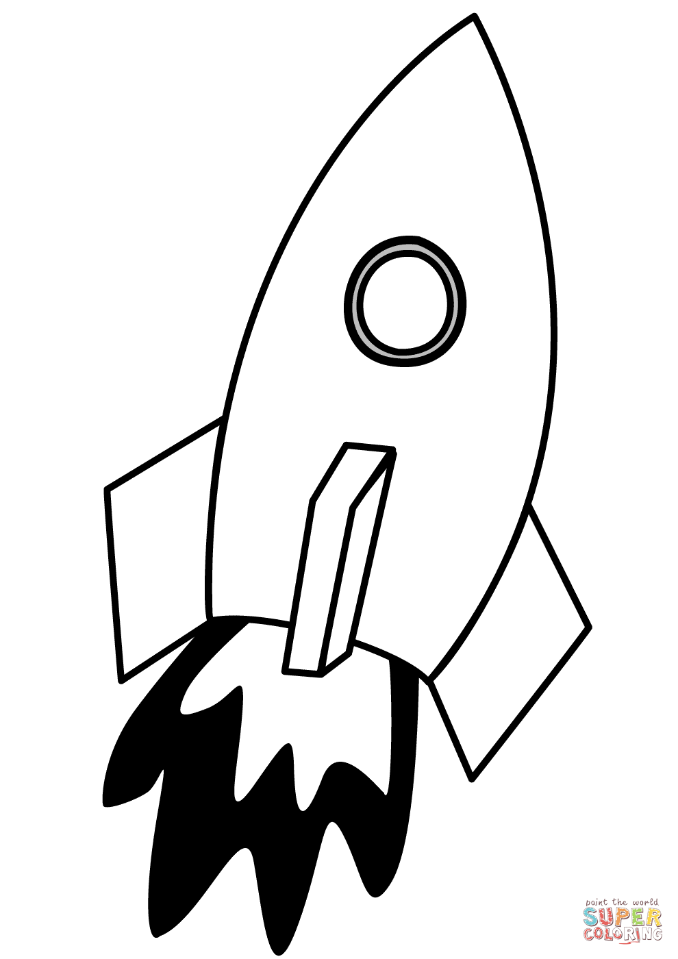 Rocket Ship Coloring Page ClipArt Best