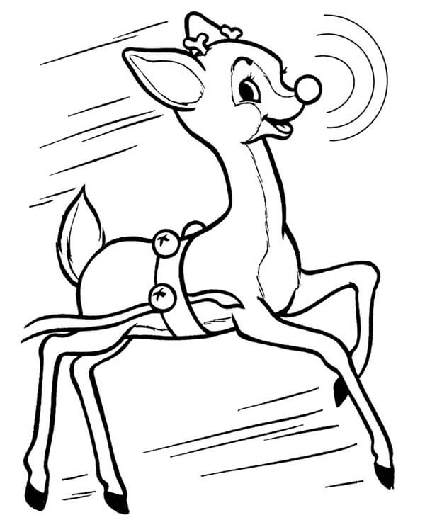 Rudolph Coloring Pages Printable Coloring Pages FREE