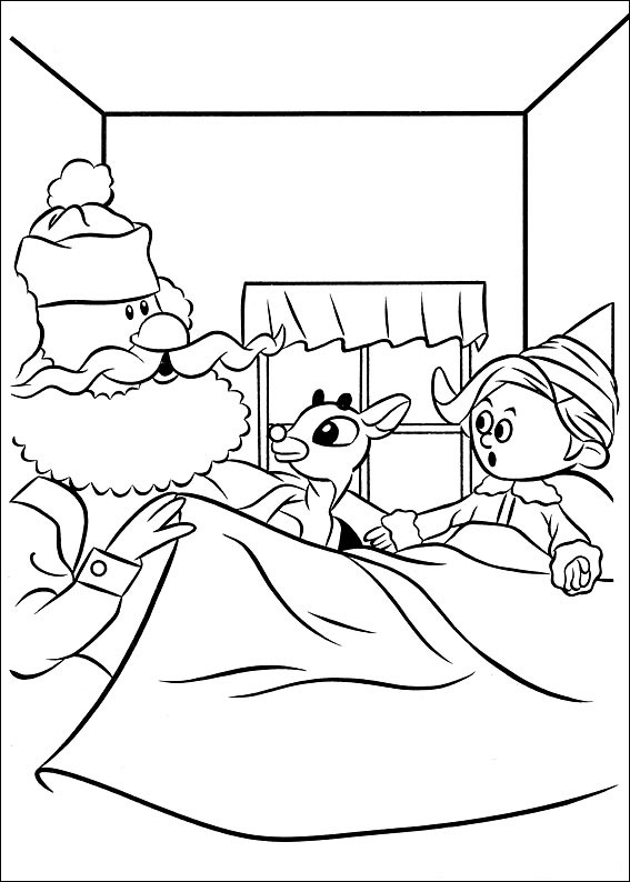Rudolph The Red Nosed Reindeer 5 Coloring Play Free Coloring Game Online