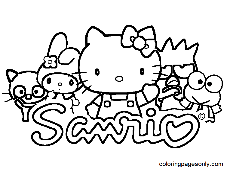 sanrio printable cards