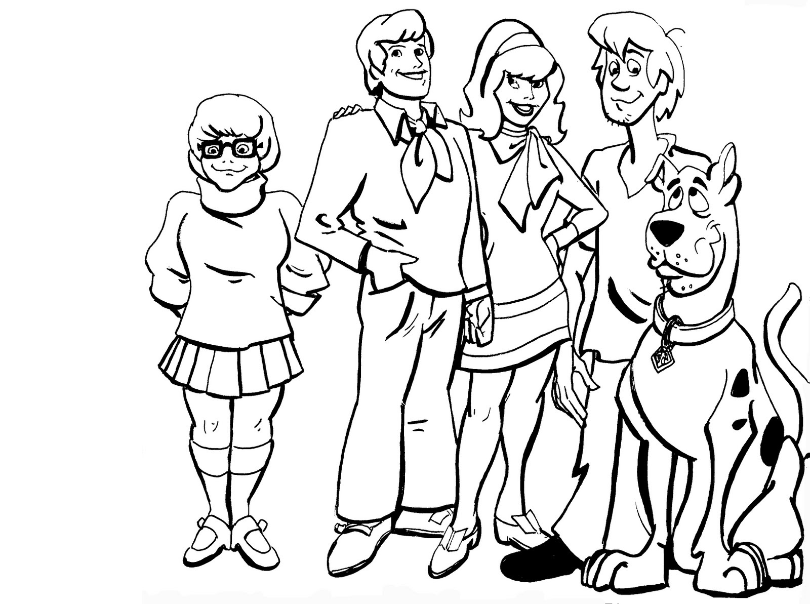 Scooby Doo Coloring Pages 1 Educative Printable
