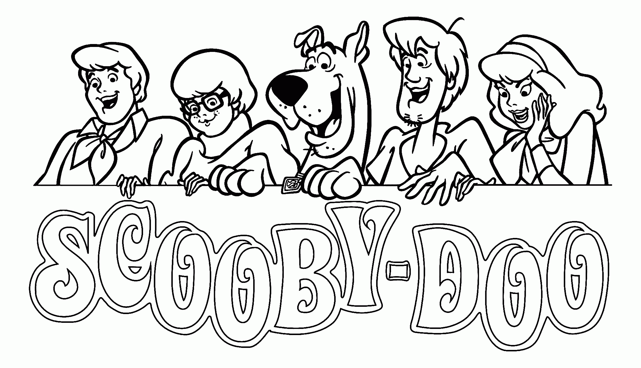 Scooby Dooby Doo Pages Coloring Pages