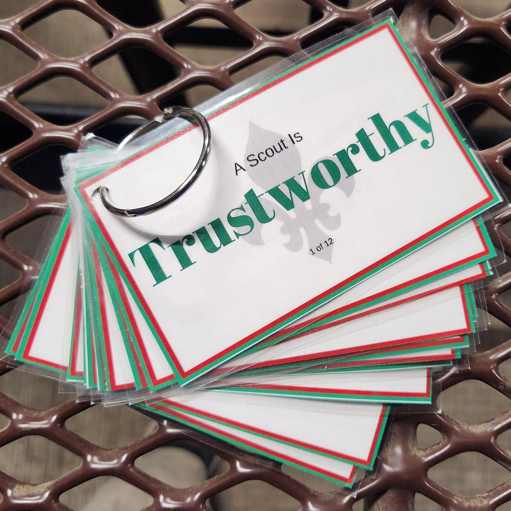 Scout Law Printable Cards Etsy