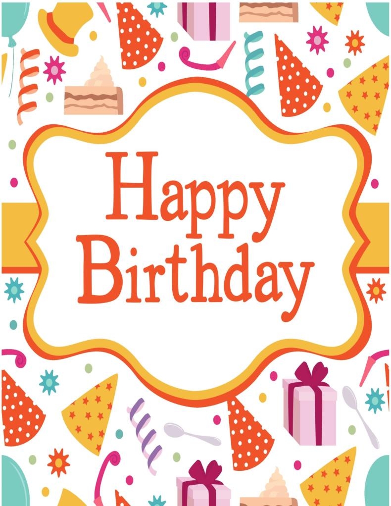 Secure Free Downloadable Birthday Card Templates Nrasimply