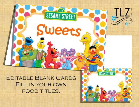 sesame street cards printable
