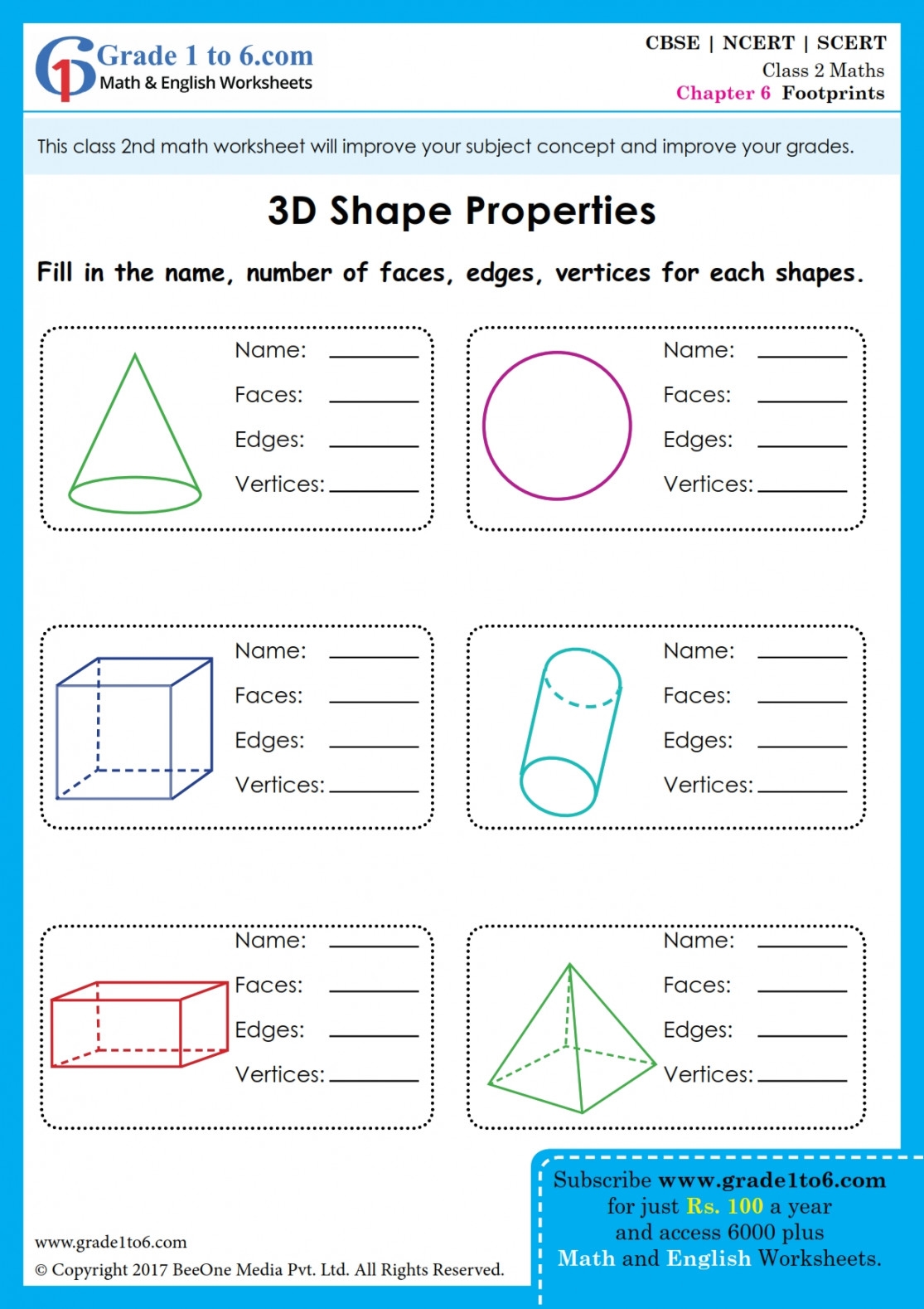 worksheet shapes