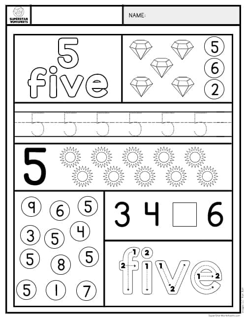 a worksheets for preschoolers