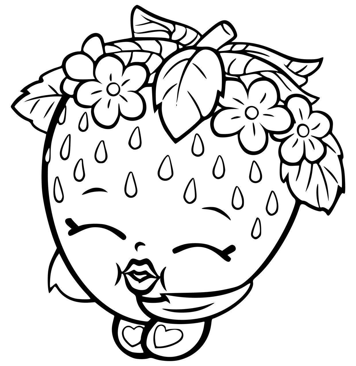 shopkins coloring pages for free