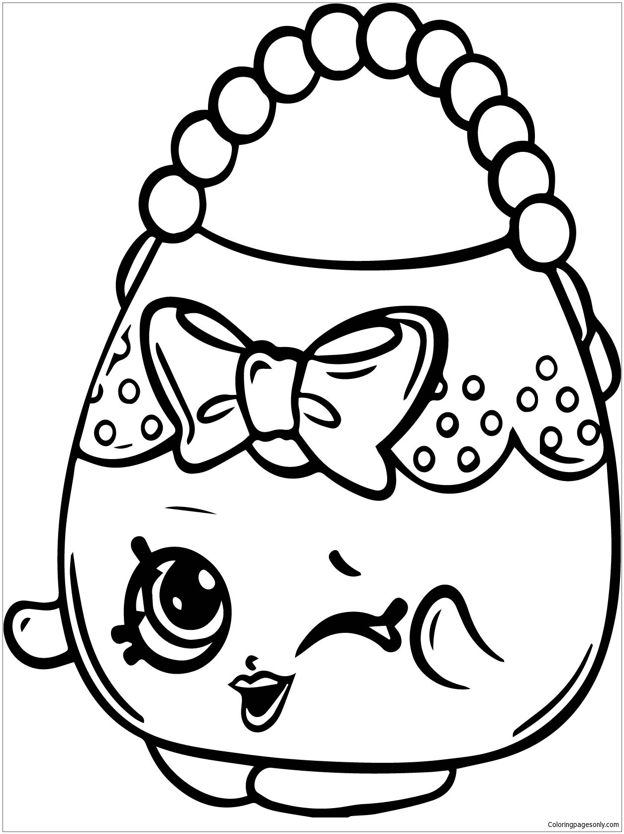 Shopkins Coloring Page
