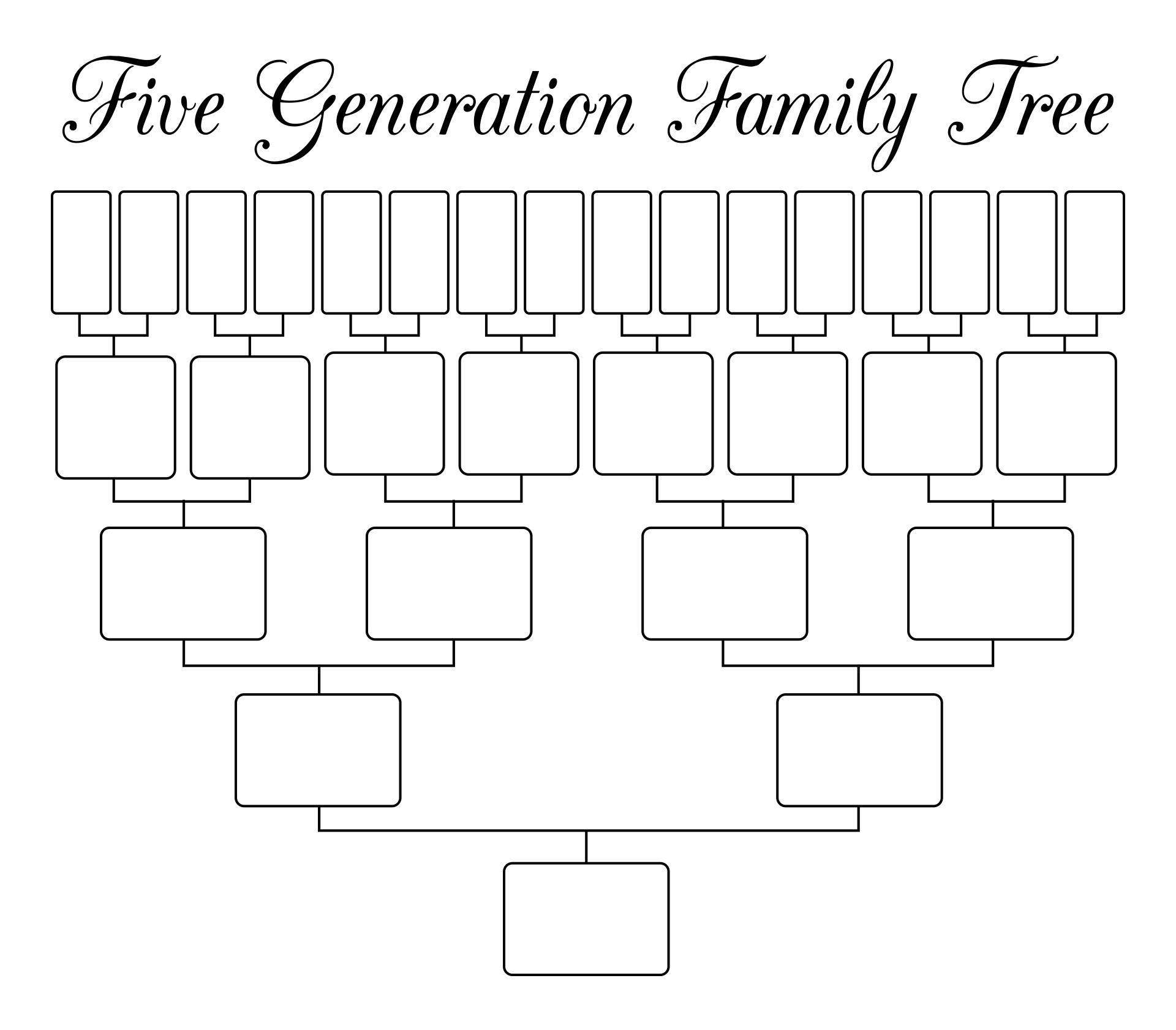 family tree printable template