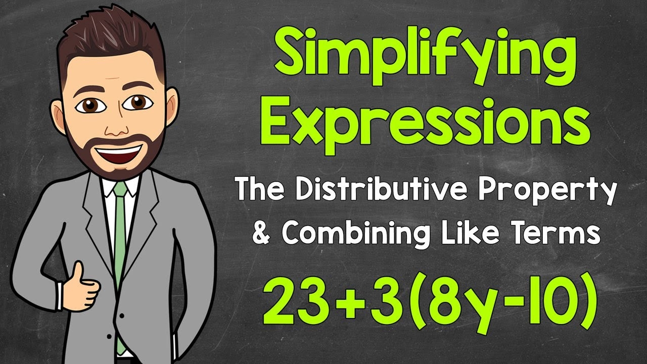 distributive property with combining like terms worksheet