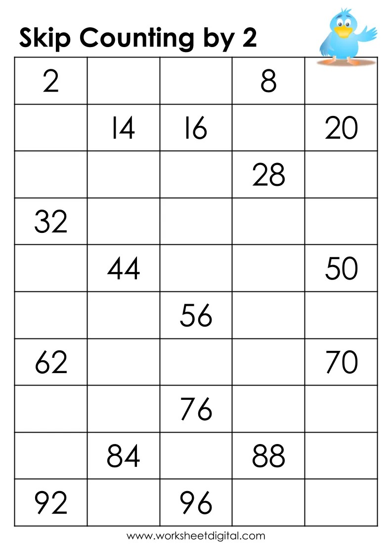Skip Counting By 10s Worksheet Preschoolplanet Worksheets Library