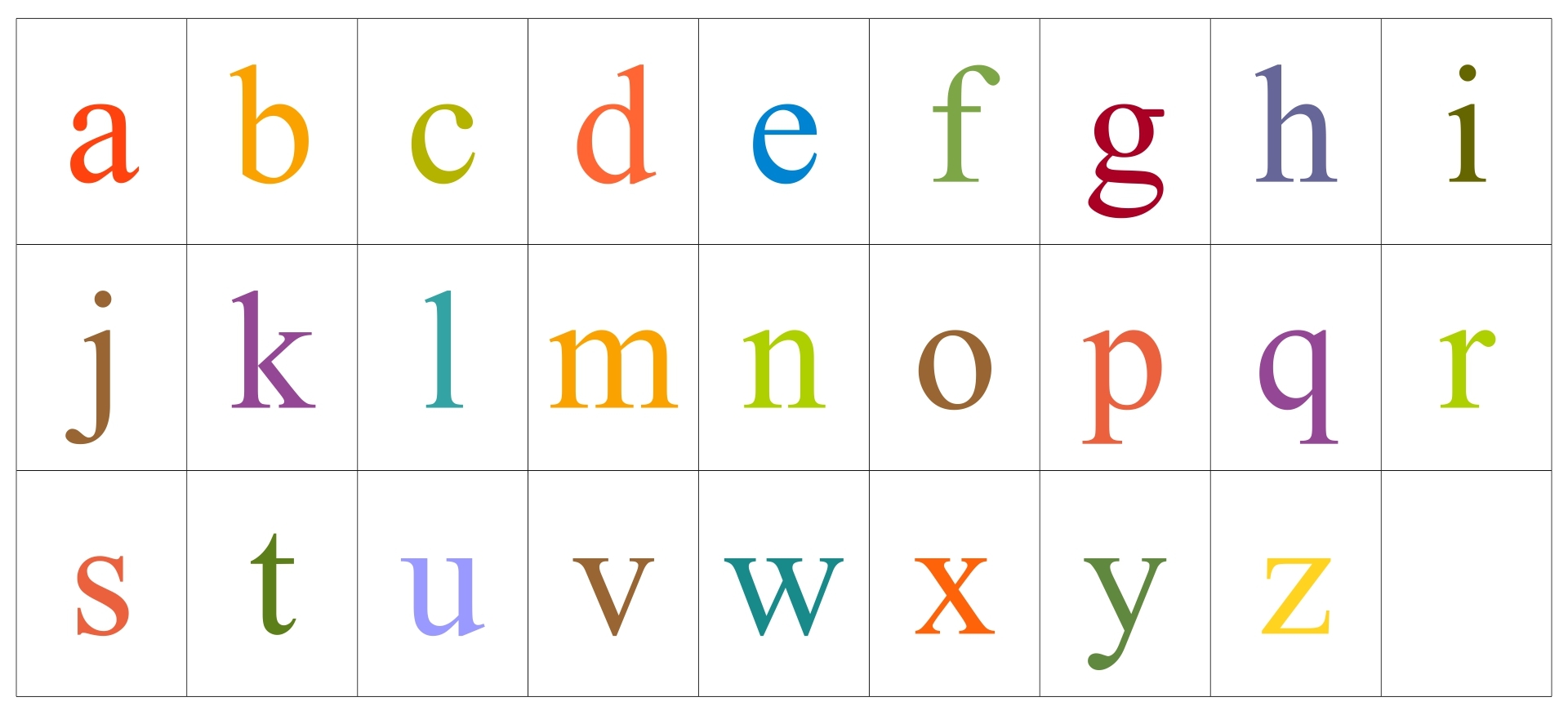 alphabet letters printable pdf