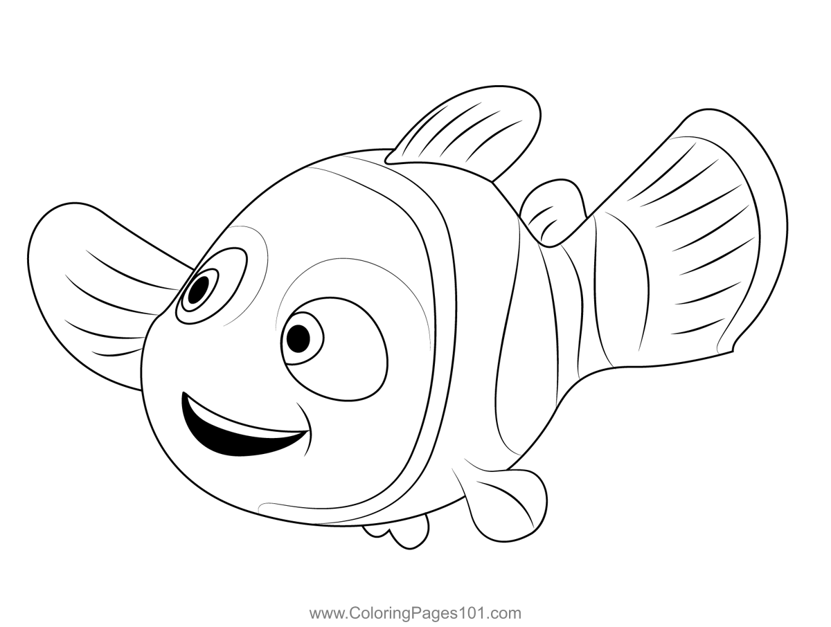 free coloring pages finding nemo