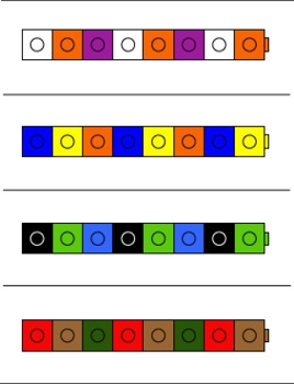 snap cube pattern cards free printable