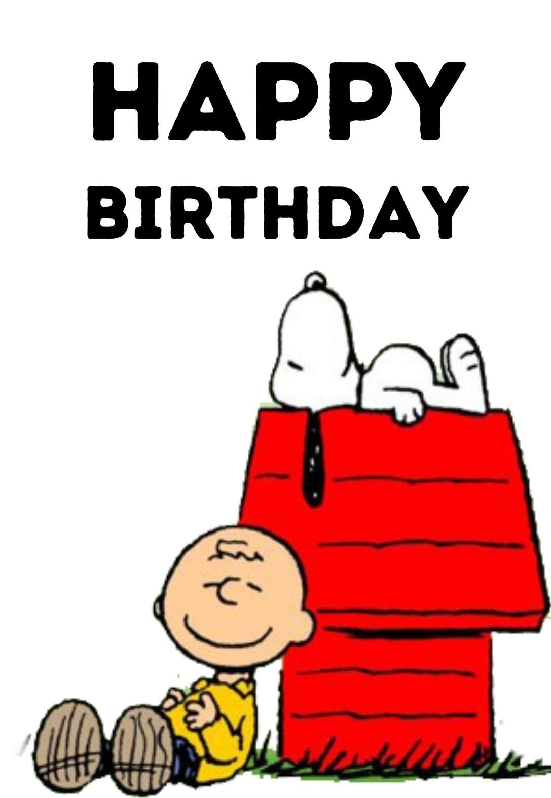 snoopy birthday card printable