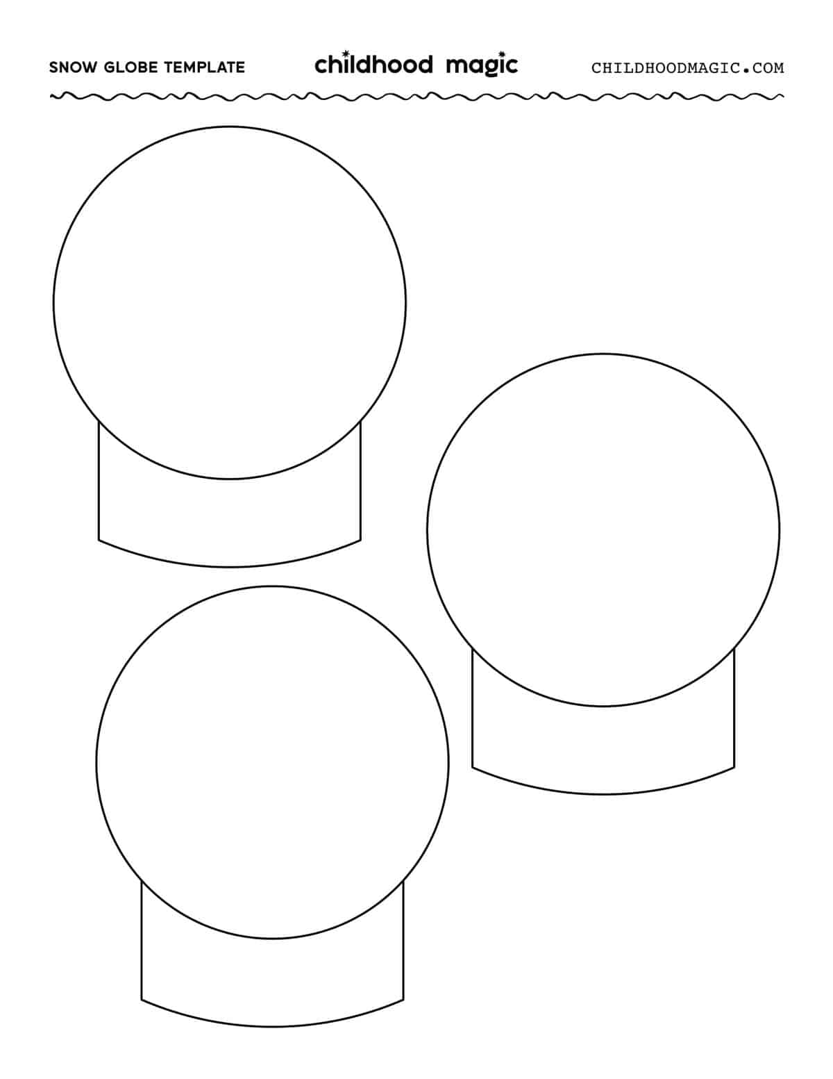 globe template pdf