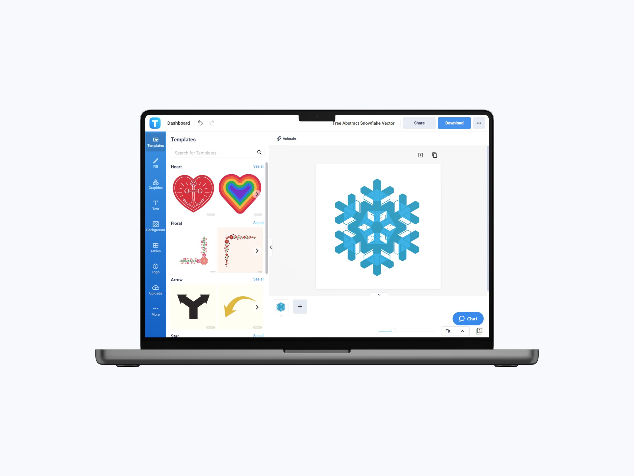free snowflake template to print
