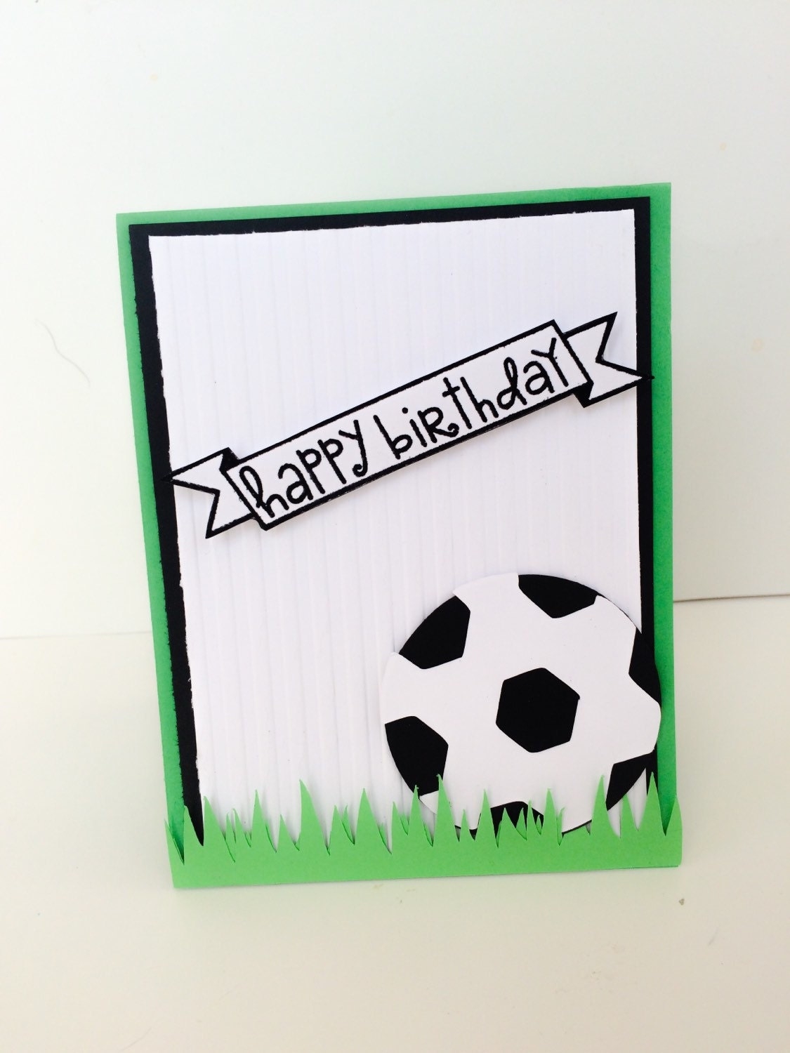 Soccer Happy Birthday Card Printable