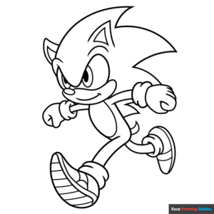 Free Sonic Hedgehog Coloring Pages
