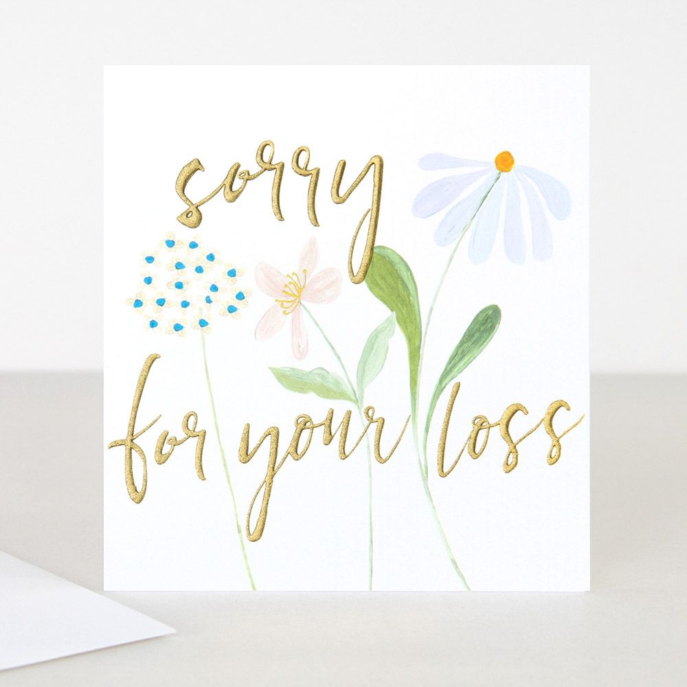 Sorry For Your Loss Cards Printable Calendar Printables