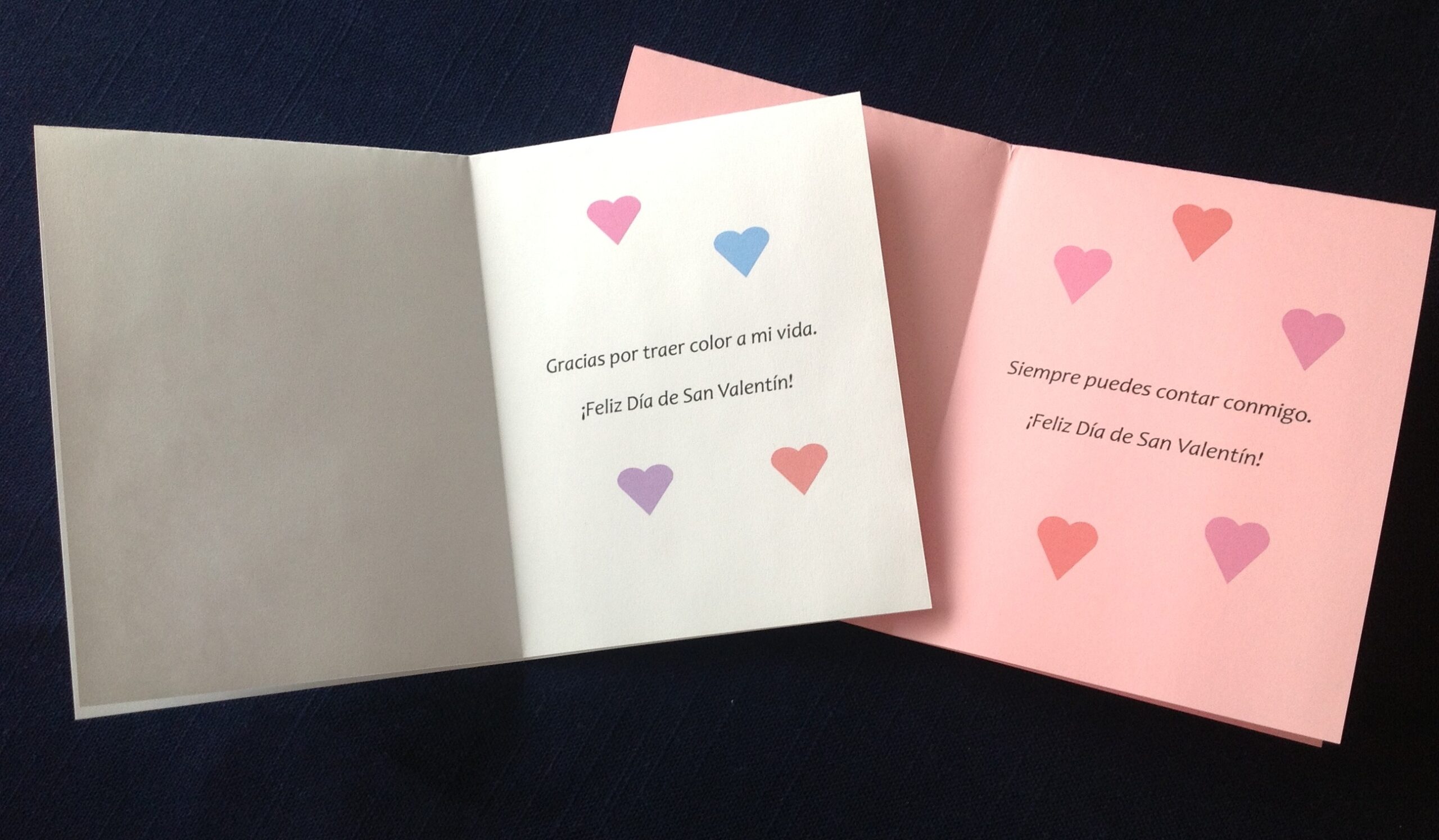 spanish valentine cards printable