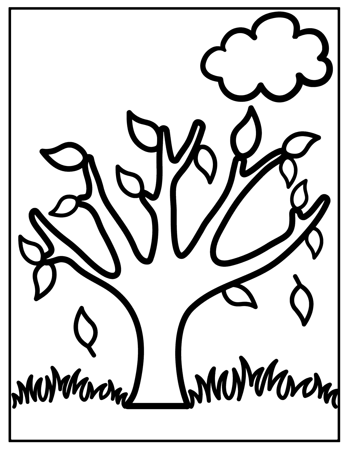 Spark Creativity With Preschool Coloring Pages Fall Edition