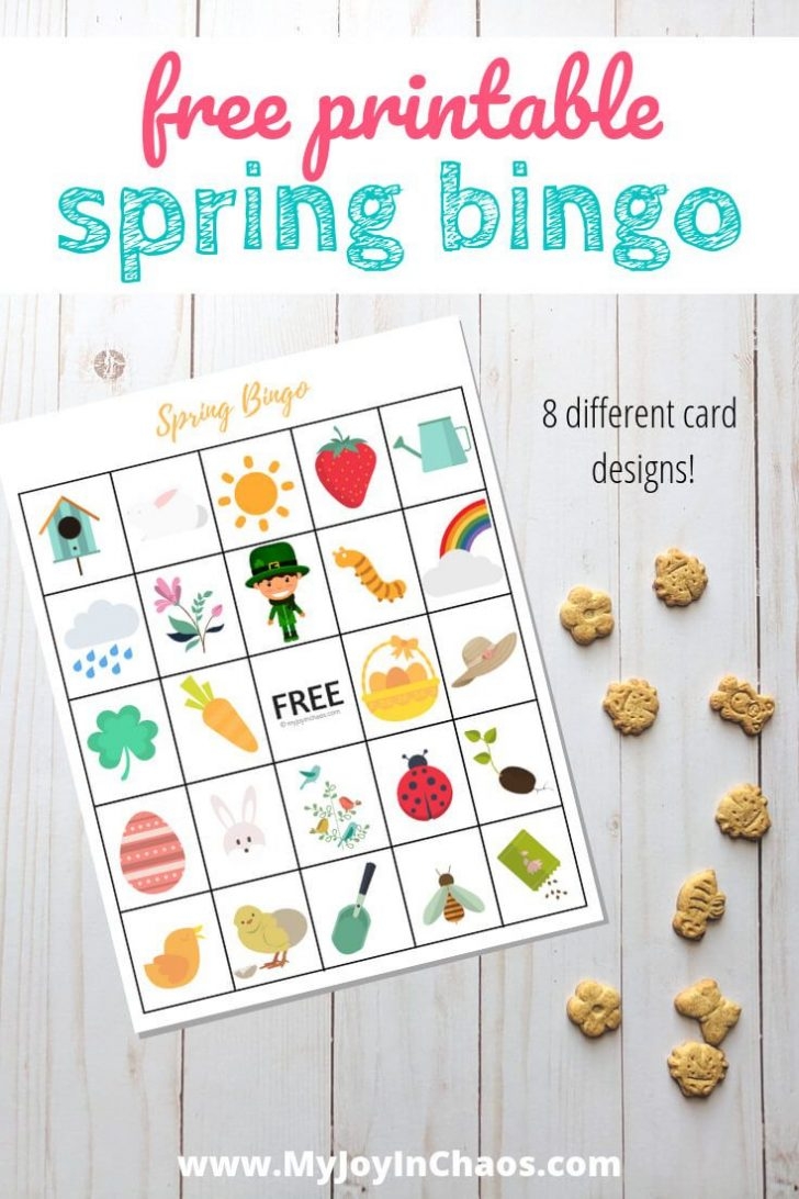 Spring Bingo Cards Printable Free Printable Bingo Cards