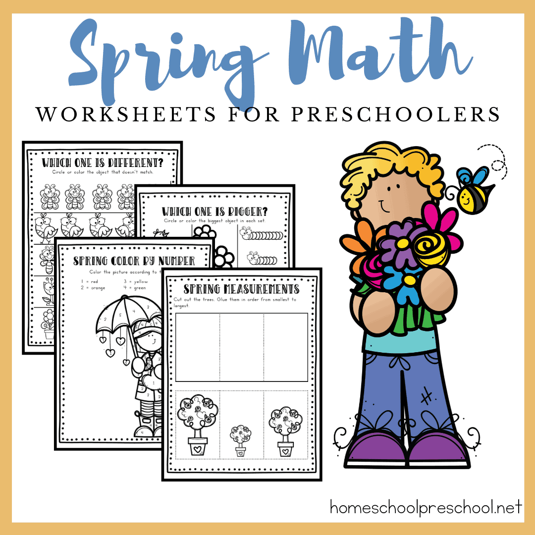 Spring Math Worksheets Worksheets For Kindergarten