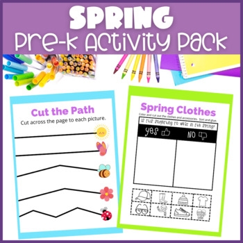 springtime preschool worksheets