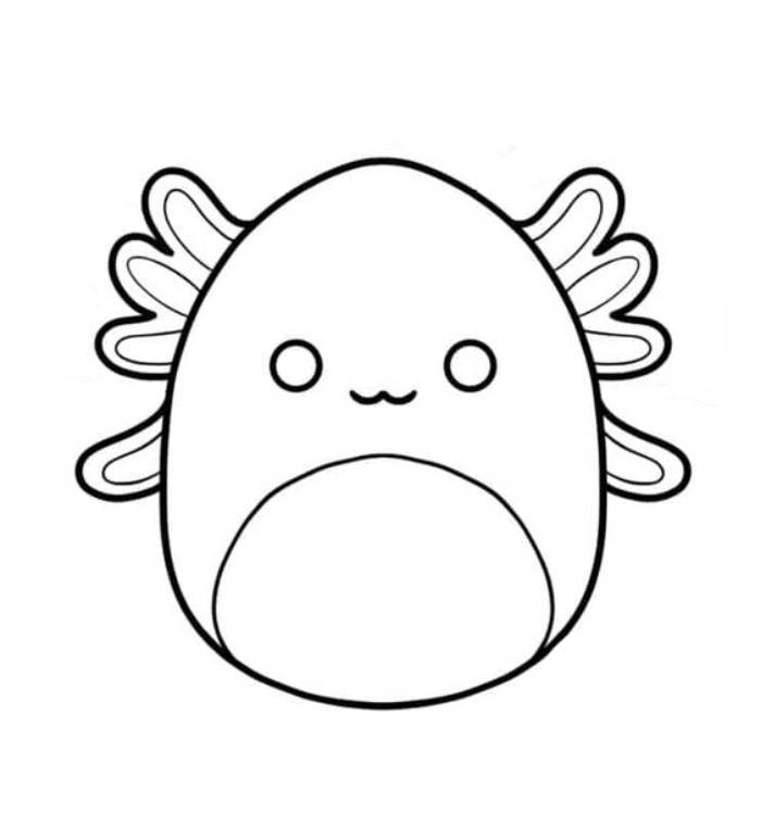 squishmallow free coloring pages