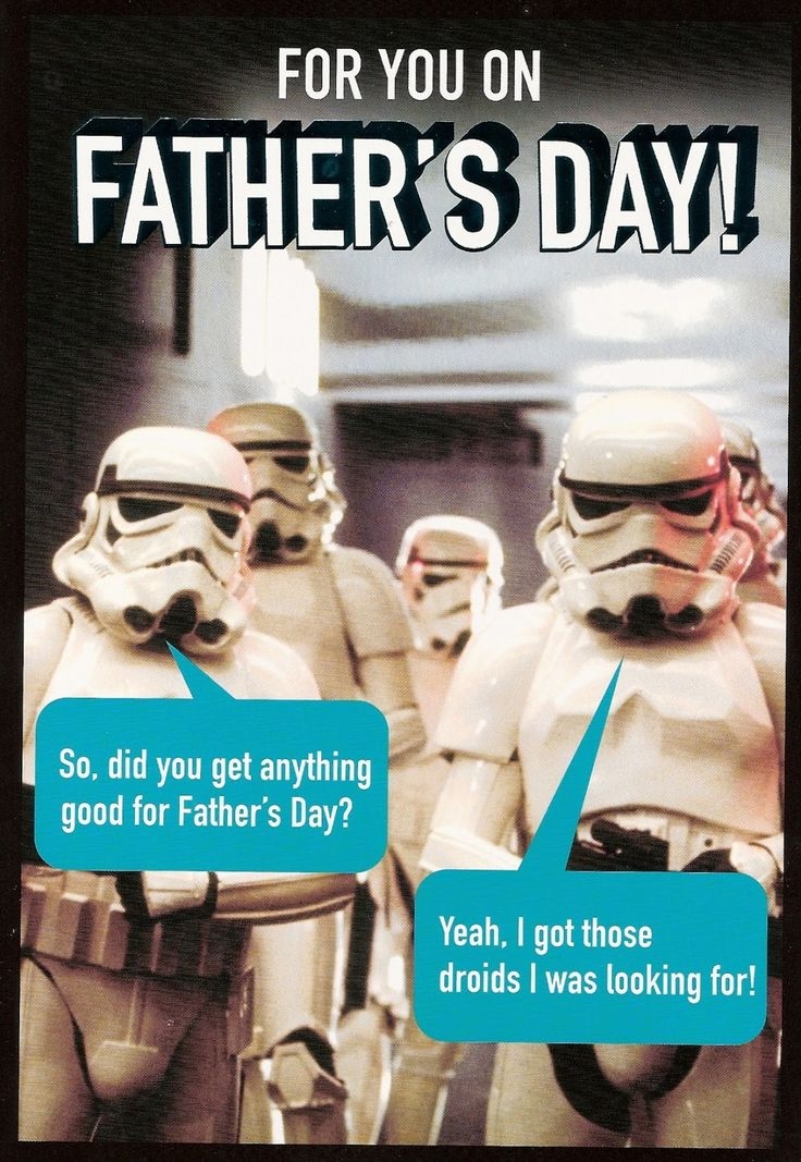 star wars father's day card printables