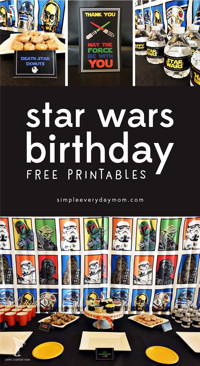 Star Wars Free Printable Birthday Invite