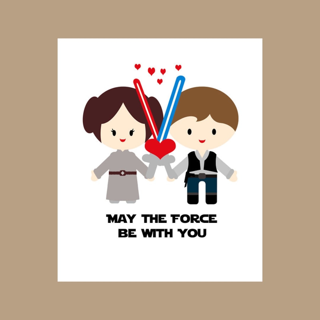 star wars wedding card printable