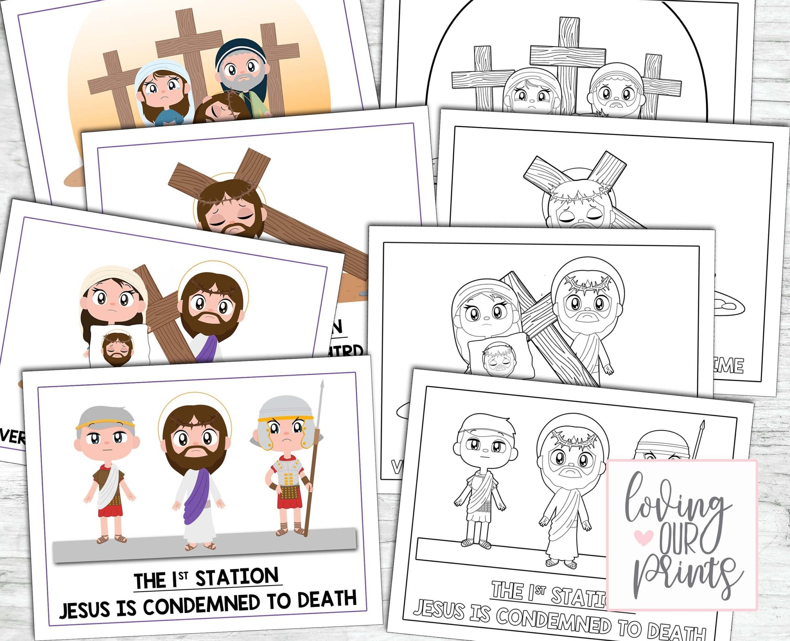 Stations Of The Cross Stations Of The Cross Printable Stations Of The 