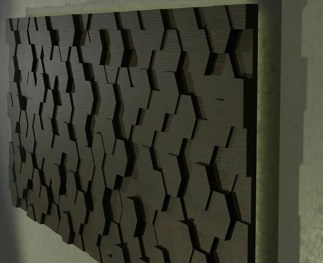 STL Datei Honeycomb Wall Decor Stl Files 3d Wall Art Worksheets 