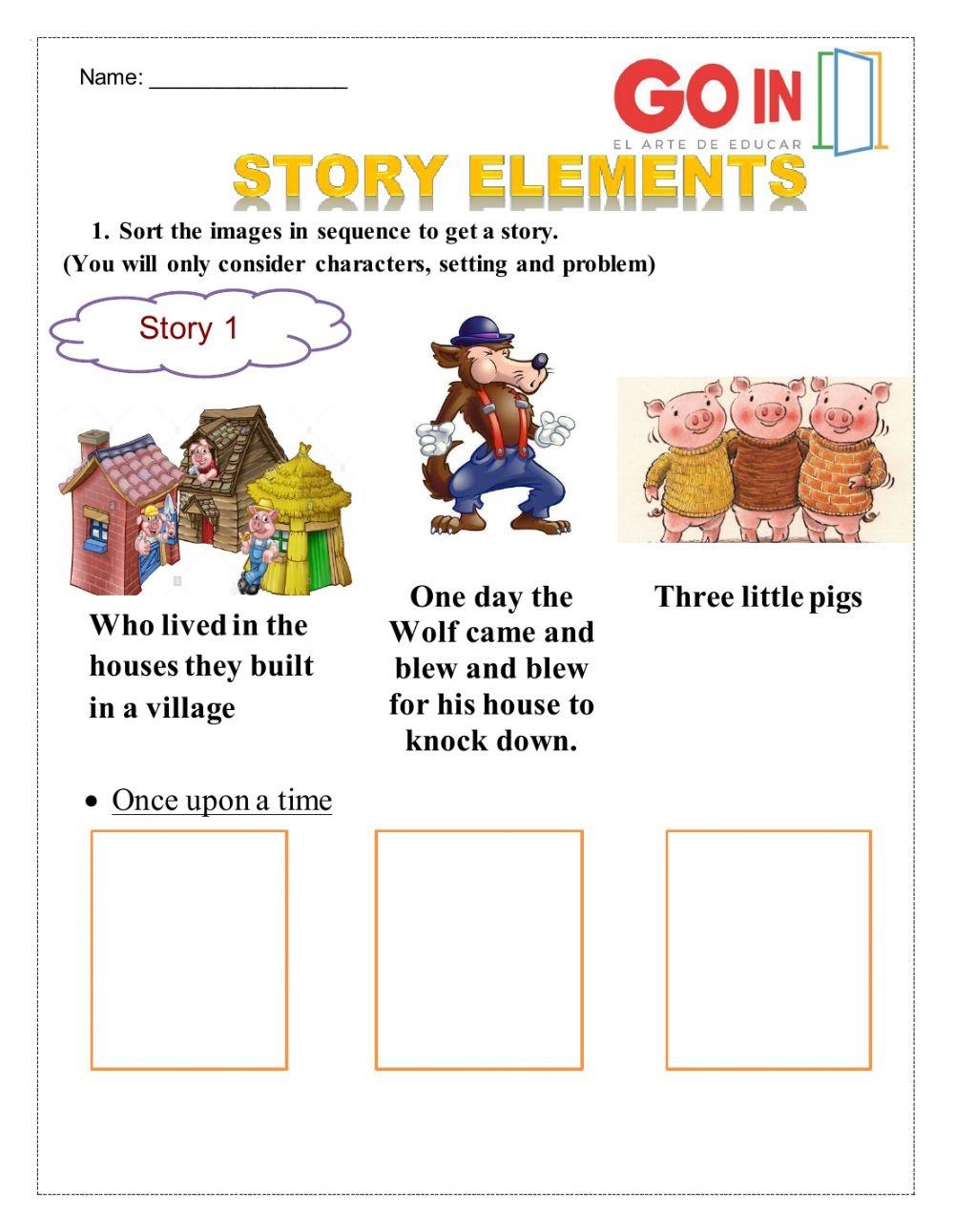 Story Elements Activity Live Worksheets Worksheets Library