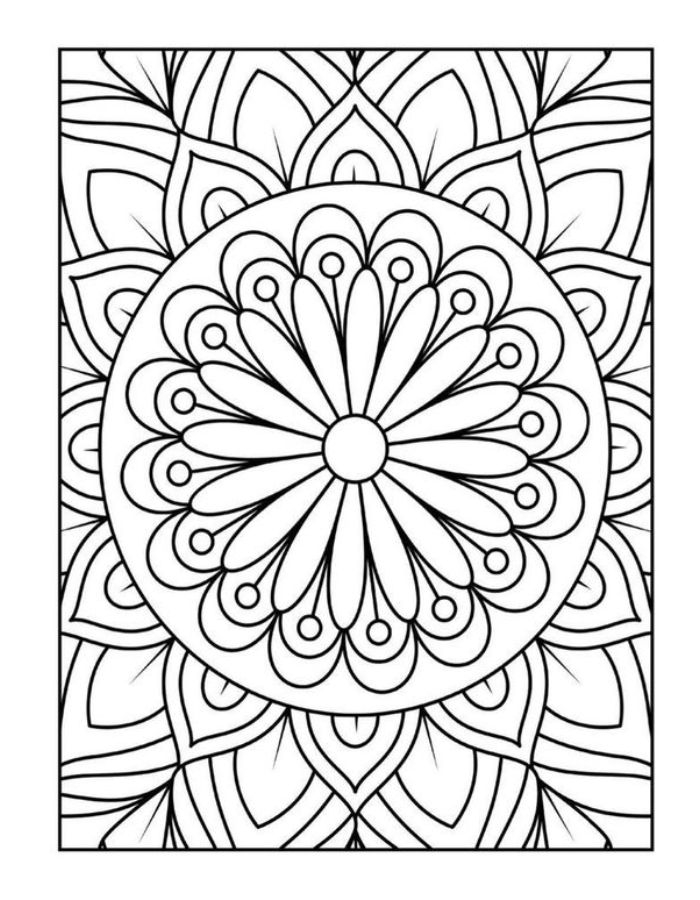 Stress Free Coloring Page Free Printable PDF 